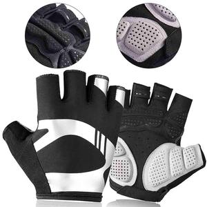 High Quality Cycling Gloves Half <b>Finger</b> Men Mountain <b>Bike</b> Bicycle Non-slip Cycling Gloves - Product Image 6