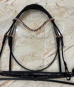 หนังแท้หรูหรามีสายคล้องคอสไตล์ตะวันตกหรูหราหัวเข็มขัดทองเหลืองเชือกแขวนคอดีไซน์อินเทรนด์ยอดนิยม - Product Image 2