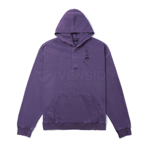 Sweat à capuche brodé avec logo personnalisé Sweat-shirt à capuche pour hommes Jogging Pull en coton Sweat à capuche surdimensionné Unisexe Grande taille Sweats à capuche pour hommes - Product Image 1