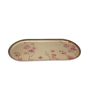 Bandeja de servicio de hierro con nuevo diseño Bandeja ovalada de esmalte seguro para alimentos para almacenamiento de restaurante y Decoración de mesa - Product Image 3