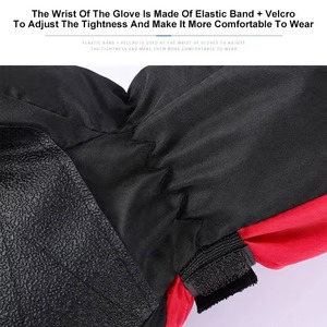 Gants de neige d'hiver pour hommes de haute qualité Gants de ski imperméables coupe-vent à un prix compétitif Matériau en cuir chaud et confortable - Product Image 4