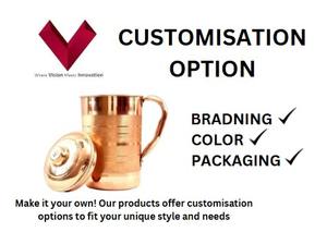 Logo personnalisé cruche de luxe en cuivre 2,2 L étanche sans BPA lave-vaisselle cruche d'eau pour les cadeaux d'affaires - Product Image 3