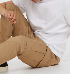 Pantalons de survêtement amples et surdimensionnés pour hommes, en coton, en velours côtelé, coupe-vent, respirants, avec cordon de serrage - Product Image 5