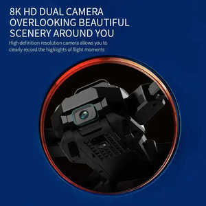 Professional and Beginner Remote Control Commercial Drone with H11 HD 8K Camera for Aerial Photography and Thermal Imaging - Product Image 5