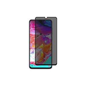 Protection d'écran en verre trempé noir 5D anti-espionnage, couverture intégrale, pour Samsung Galaxy A70, installation facile, anti-choc - Product Image 1
