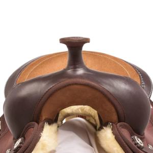 Diseño personalizado Premium sintético Western Barrel Racing Saddles Horse Tack Set Proveedor indio con opciones de tamaños de asiento - Product Image 5