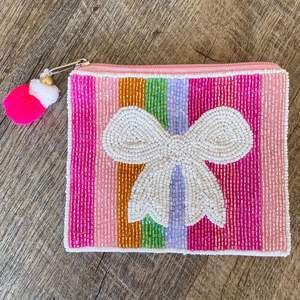 Top fait à la main perlé TCU Texas Design broderie jeu jour petit portefeuille sac fantaisie Premium luxe et élégant belle de l'Inde - Product Image 6