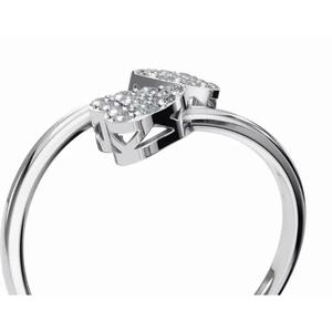 Anillo Premium de Oro con Diamantes Redondos de 0.183 Ct, Diseño Reina de Corazones con Llamas Gemelas, 9 KT, 14 KT, 18 KT, Venta al Por Mayor, Proveedor OEM - Product Image 3