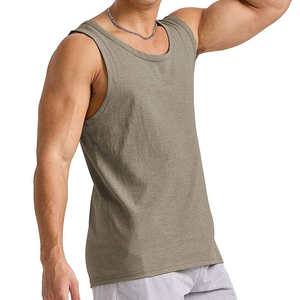 Débardeurs d'entraînement personnalisés en gros, fabricant OEM, fournisseur, gilet sans manches en coton, marque privée, production en vrac - Product Image 1