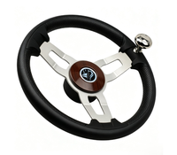 Volant de bateau en mousse PU avec poignée en acier inoxydable, vente en gros d'usine