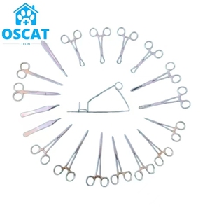 Set Chirurgico Veterinario OSCAT, Strumenti Chirurgici in Acciaio Inossidabile, Set Chirurgico Veterinario Riutilizzabile per Cliniche Veterinarie - Product Image 2