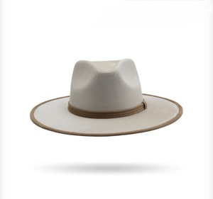 Sombrero Fedora Bicolor Hecho a Mano, Ala Ancha, Estilo Casual, Unisex, Varios Colores Disponibles, Origen México - Product Image 1