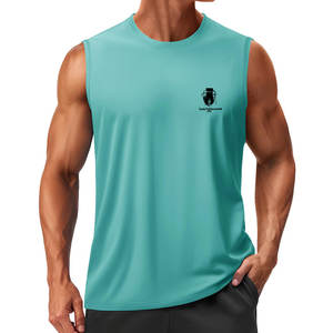 Débardeur de sport pour homme en coton 100% tricoté décontracté, respirant, pour la musculation, vente chaude, faible MOQ - Product Image 1