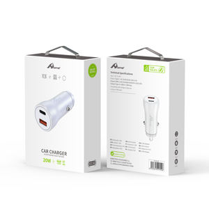 Profitez d'1 adaptateur de voiture USB + Type C PD 20W YCC-02 profitez d'un chargeur portable à haut rendement 20W de charge pratique pour les déplacements - Product Image 3