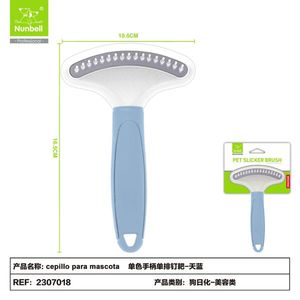 Single Row <b>Pet</b> Rake Comb Single Color Handle Dog Cat Grooming Rake <b>Brush</b> Wholesale Manufacturer's Product Category - Product Image 1