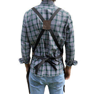 Delantal de soldadura de cuero resistente al calor ropa duradera delantal de soldadura retardante de llama delantal de trabajo de soldadura de cuero dividido - Product Image 2