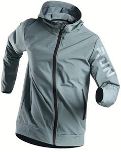 Veste automne-hiver personnalisée OEM pour hommes manteau de sport décontracté de fabrication professionnelle avec col à capuche tissu en toile et logo personnalisé - Product Image 5