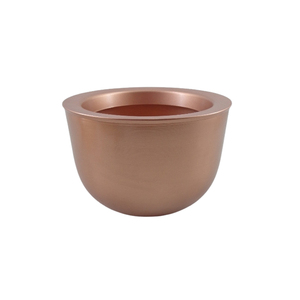 Salon décoration métal rond en forme de jardinière cuivre placage planteur Pot pour la décoration de jardin à la main en vrac - Product Image 6