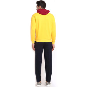 Survêtement à capuche imprimé personnalisé pour hommes séchage rapide Fitness musculation survêtement hiver matériau coupe-vent respirant Logo personnalisé - Product Image 4