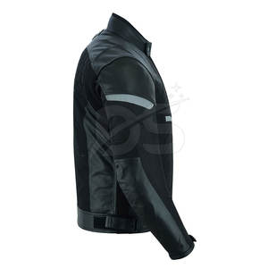 Chaqueta de Motocicleta de Piel de Vaca con Protecciones para Hombros y Codos, Ligera y Transpirable para una Conducción Segura - Product Image 2