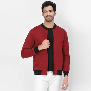 Men's Customizable Winter Breathable Varsity Bomber <b>Jacket</b> Stand Collar Hooded Polyester/Cotton <b>Fleece</b> Nylon Waterproof - Product Image 6