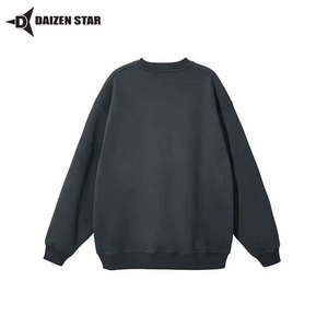 Custom Men's Polyester/Cotton Crew Neck Fleece Pullover Sweatshirt Eco-Friendly Windproof Winter Streetwear Solid Casual Regular - Product Image 3