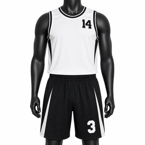 Uniforme de baloncesto de malla transpirable con diseño propio a precio económico, jersey deportivo sublimado para equipo, en venta. - Product Image 1