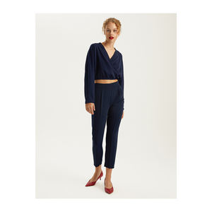 Pantalones de Pierna Estrecha con Bordado Detallado para Mujer, Diseño Intrincado, Muy Coloridos, Cómodos y Elegantes - Product Image 6