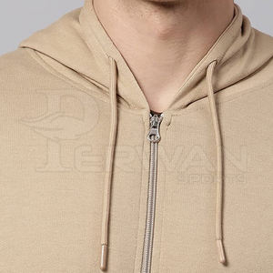 Sweats à capuche zippés légers de qualité supérieure pour hommes Sweats à capuche zippés en coton au design personnalisé pour hommes - Product Image 6