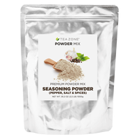 Taiwan Tea Zone P5015 assaisonnement poivre en poudre poivre, sel et épices à base de plantes-2.2 lb par sac-10 sacs par carton