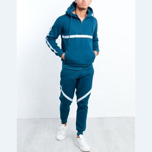 Conjunto de pantalones deportivos y Sudadera con capucha para hombre de alta calidad, chándales de 2 piezas de algodón suave transpirable y para correr en invierno - Product Image 4