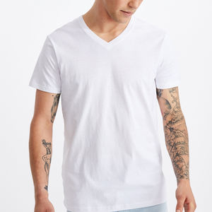 Camiseta de hombre de alta calidad de algodón pesado orgánico 100% 220 gramos diseño de camiseta de timbre personalizable - Product Image 2