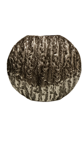 Jarrón Redondo de Aluminio Martillado, Moderno, Metálico, para Decoración del Hogar, Macetero, Diseño Innovador, Jarrón Decorativo con Acabado de Última Generación - Product Image 3