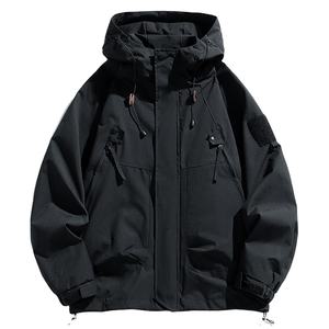 แจ็กเก็ตกันลมมีฮู้ดกันน้ำระบายอากาศได้ดีของผู้ชายเสื้อโค้ทผ้าเนื้อหนาเสื้อ2026กันลม - Product Image 6
