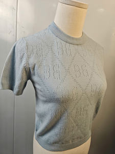 Pull en laine à col rond à manches longues en tricot torsadé décontracté unisexe pour l'hiver en gros - Product Image 2