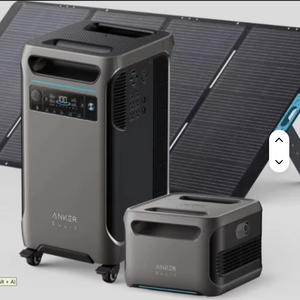 Station d'alimentation portable Ankerr-SOLIX F3800 + panneau solaire 400W, kit générateur 7,68 kWh - Product Image 1