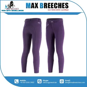 เลกกิ้งหนังสำหรับขี่ม้าของผู้หญิงดีไซน์แบบกำหนดเองได้ - Product Image 5