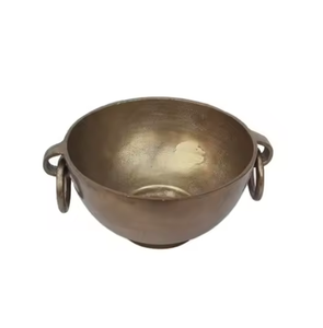 Cuencos de Metal de calidad superior hechos a mano, plato tallado elegante para aperitivos, frutos secos, frutas, utensilios de cocina ecológicos sostenibles - Product Image 3