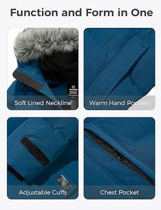 Chaqueta Acolchada Unisex Nueva Llegada 2024, Chaqueta Acolchada de Invierno con Forro Polar para Exteriores - Product Image 6