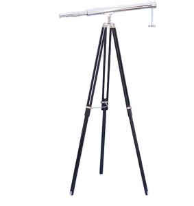 Telescopio de latón de alta calidad hecho a mano, moderno, con soporte de trípode en negro para laboratorios de ciencia náutica para uso educativo - Product Image 1