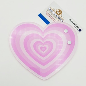 Tejas profesionales de acero inoxidable para pestañas, pinzas para extensiones de pestañas en forma de corazón, agarre duradero y fino - Product Image 2