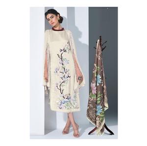Magnifique robe à broderie lourde pour femmes avec pantalon et ensemble Dupatta Indian Boutique NX Brand In-Stock From India - Product Image 1