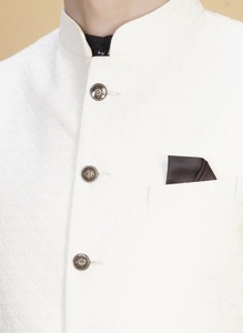 Best quality <b>Mens</b> Beige Color Waistcoat for Wedding Party Reception <b>Festive</b> Functions and Groom <b>Wear</b> Available for Sale - Product Image 2