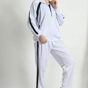 Conjunto cortavientos para mujer de primavera y otoño al por mayor, chaqueta informal con capucha y pantalones de cintura elástica, conjunto cortavientos - Product Image 6