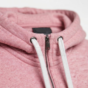 Sweat-shirts à capuche zippés 100 % coton personnalisés pour hommes – Vêtements streetwear d'hiver avec poches avant, cordon de serrage et bas côtelé – Style décontracté - Product Image 2