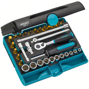 Juego de Llaves de Trinquete y Vasos Hazet de 1/4'', Juego de Herramientas de 33 Piezas - Product Image 2