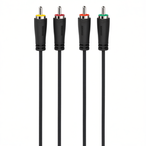 Cable de Audio y Video RCA Negro con Conectores de 5 m 00205093 Producto - Product Image 2