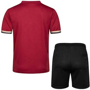 Sprixo Enterprises Hombres 2 piezas Bordado Imprimir Botón Frontal Camisas de manga corta Top y pantalones cortos Conjuntos 100% Algodón Nuevo diseño - Product Image 2