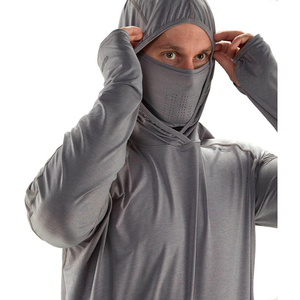 Camisa de Pesca de Secado Rápido UPF 50 Personalizada de Talla Grande con Capucha y Protección UV de Manga Larga Unisex - Product Image 5