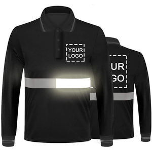 Hivis เสื้อเจอร์ซีย์แขนสั้นลำลองสีทึบสะท้อนแสงสำหรับผู้ชายเสื้อสีเขียวแห้งเร็วผ้าคอตตอน100% งานก่อสร้างสำหรับใส่ทำงาน - Product Image 5